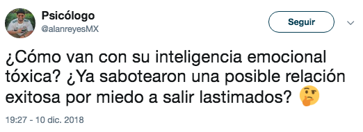 Los mejores tweets del como van con su tóxico