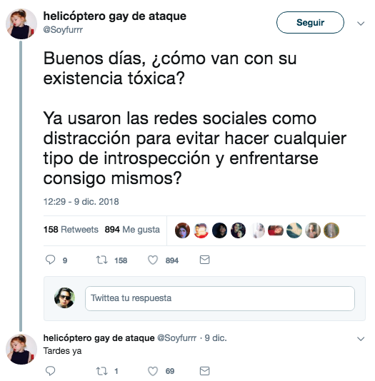 Los mejores tweets del como van con su tóxico