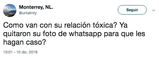 Los mejores tweets del como van con su tóxico