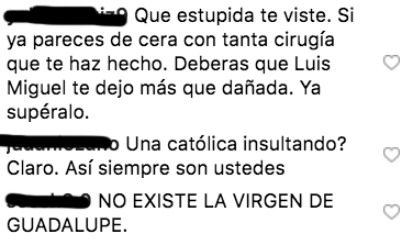 Critican a Aracely Arámbula por subir foto con la virgen de guadalupe