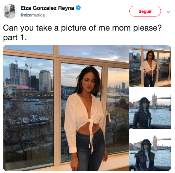 Mamá de Eiza González le toma fotos