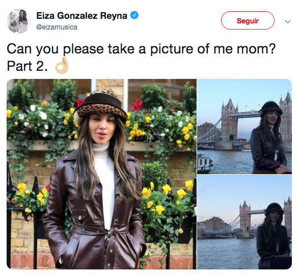Mamá de Eiza González le toma fotos