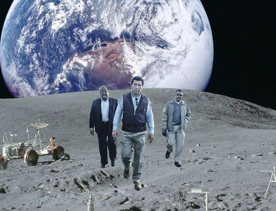 Alcalde de Matamoros se convierte en meme con foto de obra de pavimento