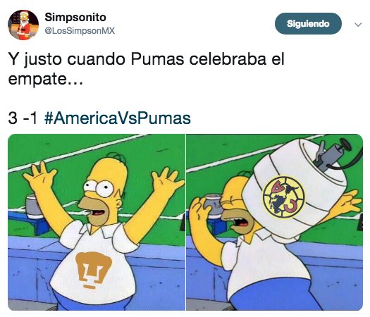 Memes del América Pumas 2018