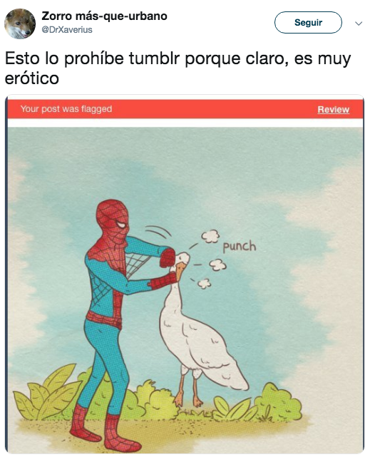 Memes porque quitaron porno de Tumblr