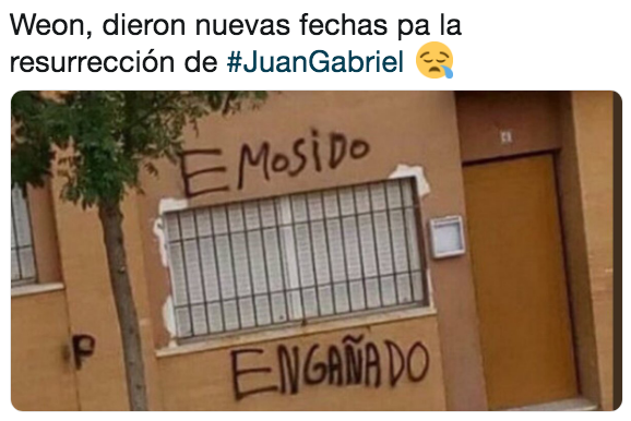 Memes por resurrección de Juan Gabriel
