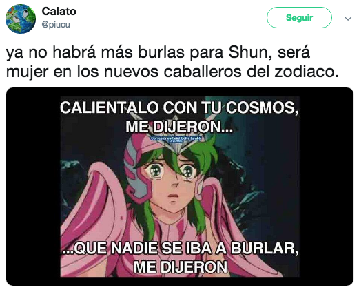 Memes porque Shun ahora es mujer