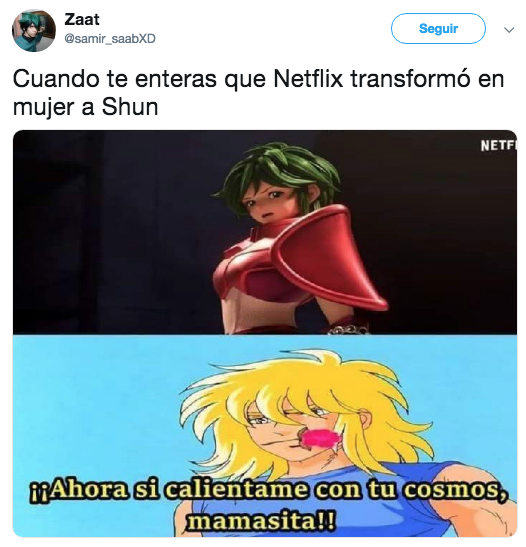 Memes porque Shun ahora es mujer