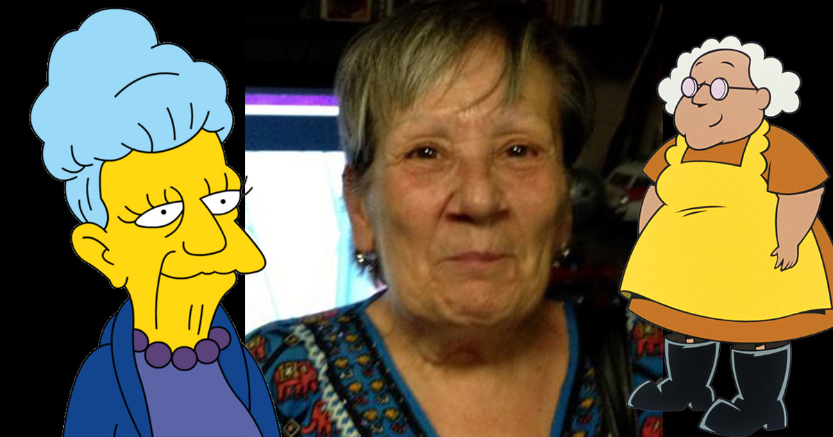 Muere Actriz De Doblaje Ángeles Bravo, Ángeles Bravo Inés Skinner Los Simpson, Ángeles Bravo Coraje El Perro Cobarde, Coraje El Perro Cobarde, Los Simpson, Agnes Skinner, Ángeles Bravo