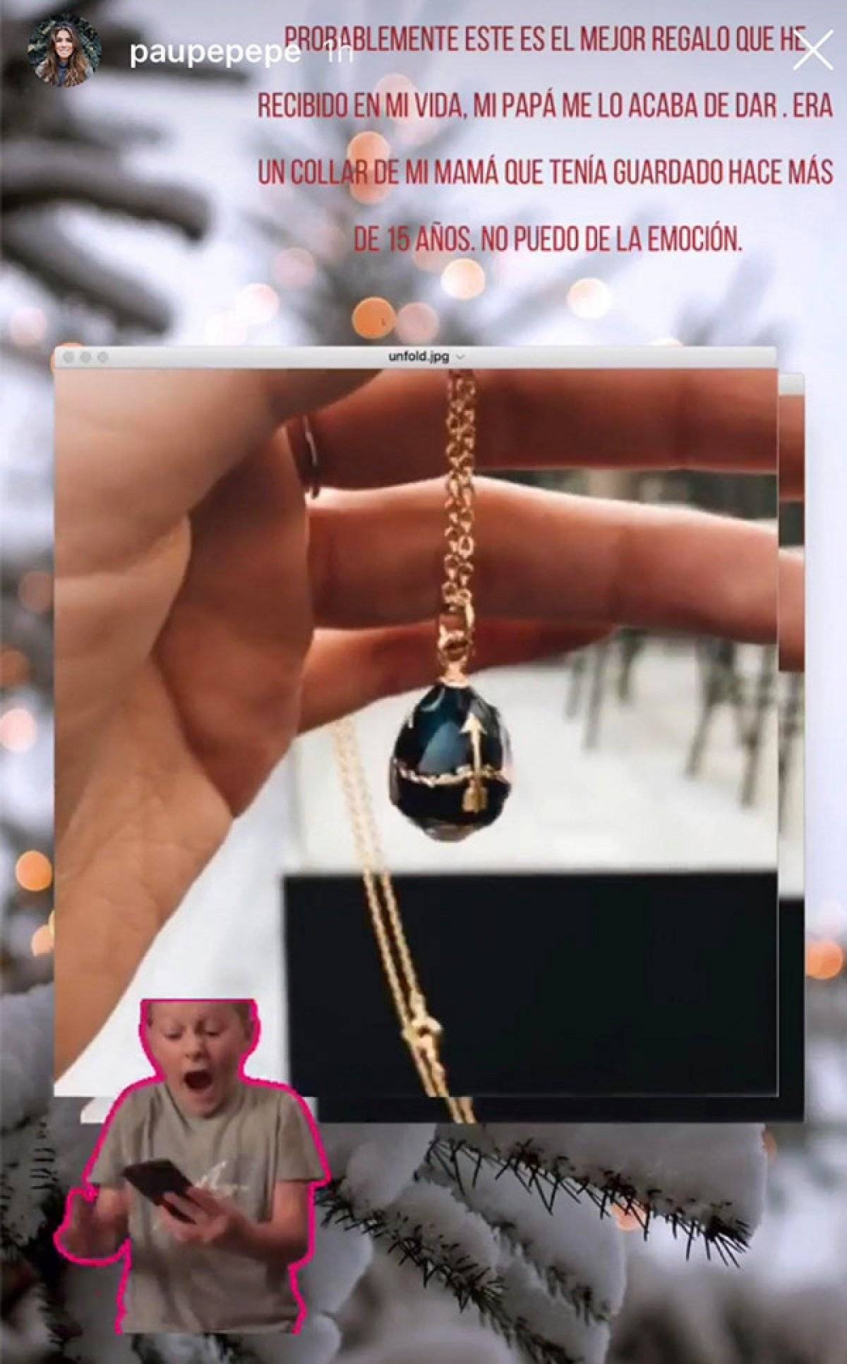 Paulina Peña Pretelini recibe regalo navideño de Enrique Peña Nieto
