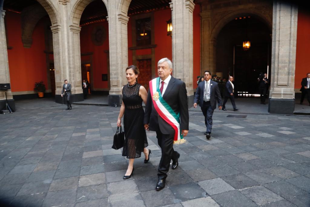 Los looks de Beatriz Gutiérrez Muller en la toma de posesión