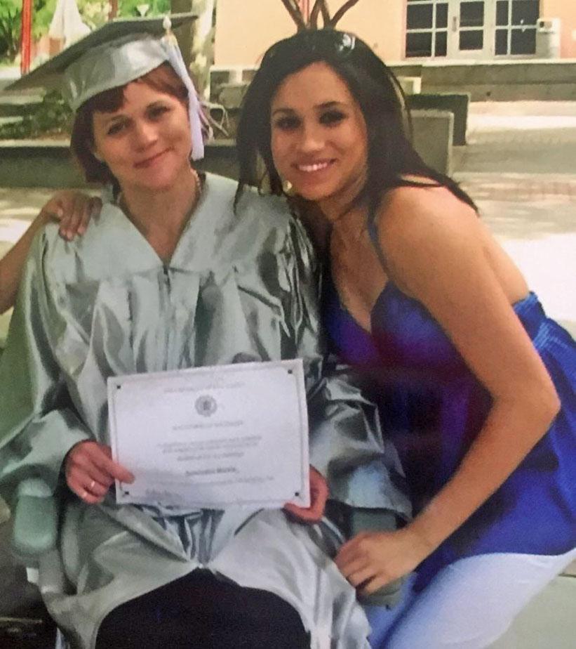 Policía está cuidando a Meghan Markle de su hermana Samantha Markle