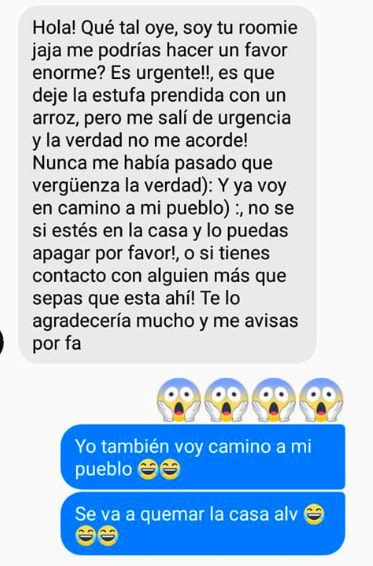 Dejó la estufa prendida y creó la mejor historia de drama