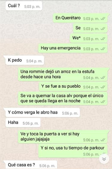 Dejó la estufa prendida y creó la mejor historia de drama