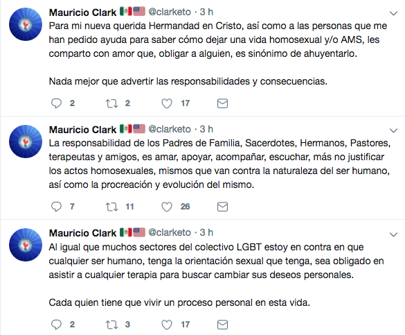 Mauricio Clark afirma que ya no es puto, pero le sigue yendo al América