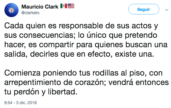 Mauricio Clark afirma que ya no es puto, pero le sigue yendo al América