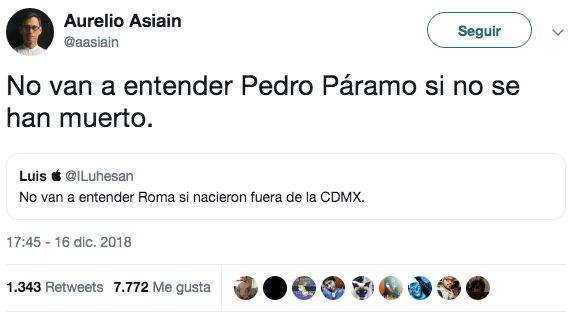 Tweet sobre Roma desata risas en Twitter