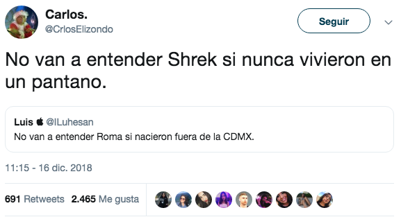 Tweet sobre Roma desata risas en Twitter