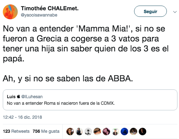Tweet sobre Roma desata risas en Twitter