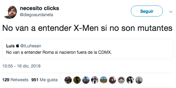 Tweet sobre Roma desata risas en Twitter