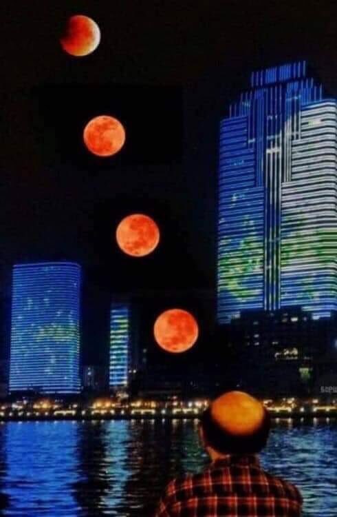 Memes del eclipse lunar del 20 de enero