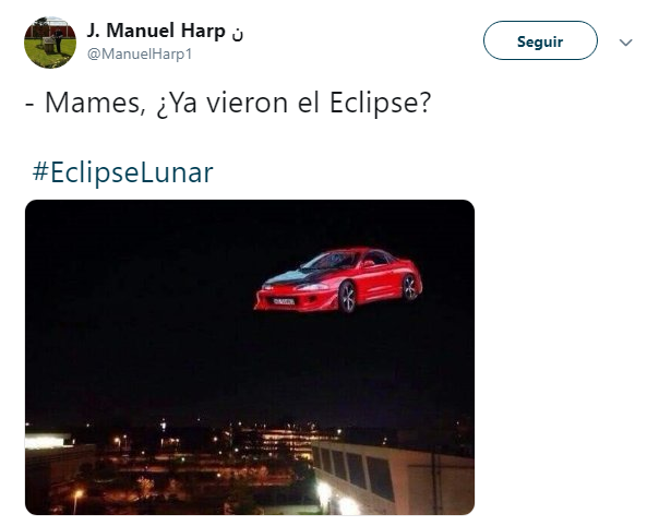 Memes del eclipse lunar del 20 de enero