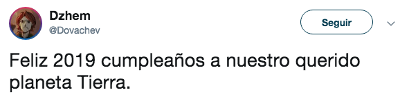 Gente cree que Tierra cumplió 2019