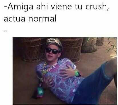 Ahí viene tu crush meme