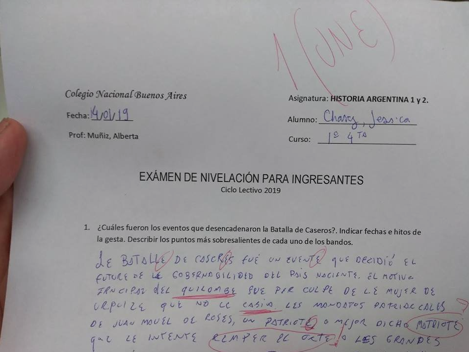 Alumna reprueba examen por responder con lenguaje incluyente