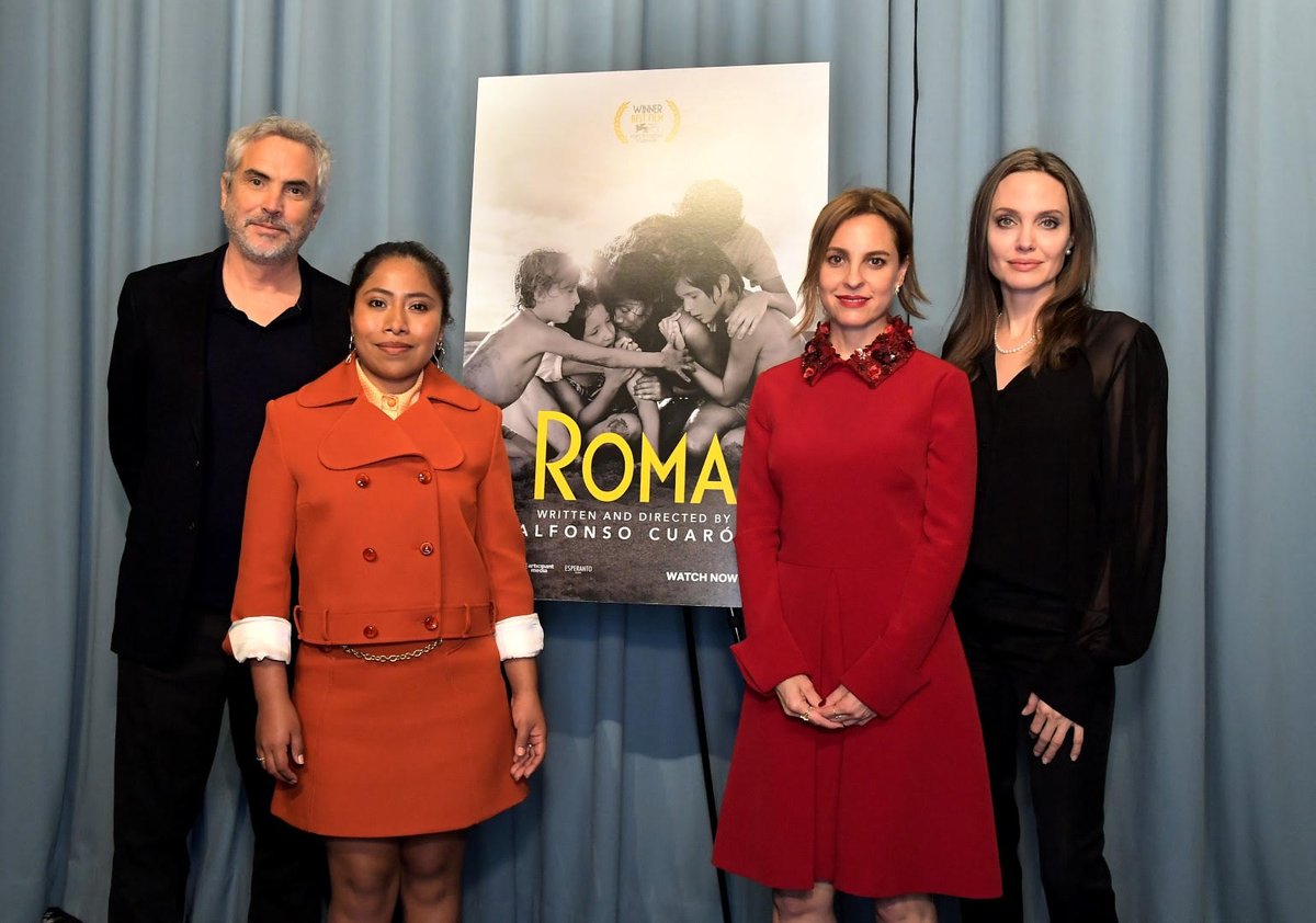 Angelina Jolie y Yalitza Aparicio se reúnen