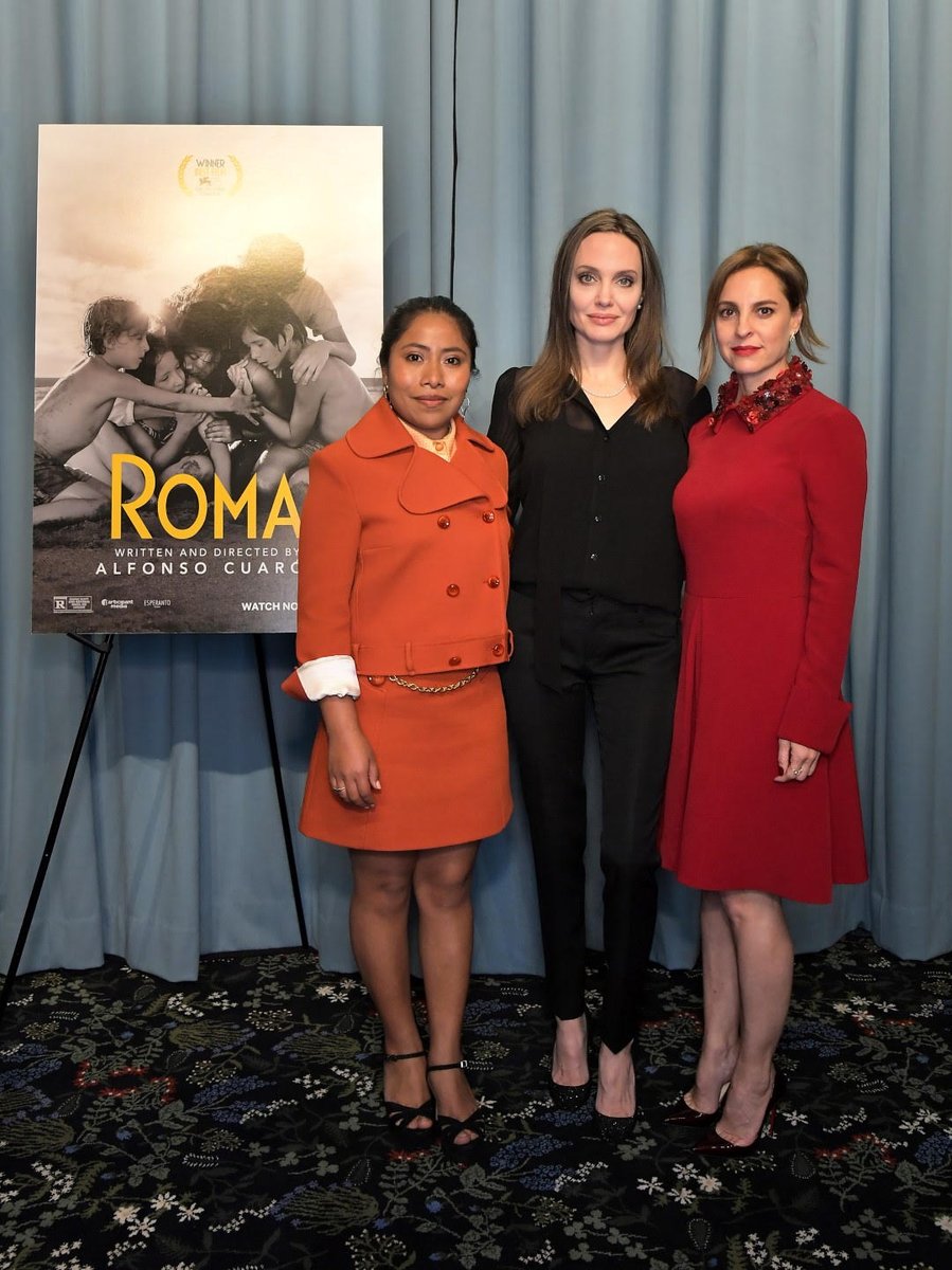 Angelina Jolie y Yalitza Aparicio se reúnen