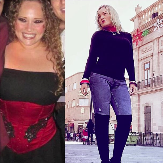 Érika Alcocer sorprendió con foto en bikini y 40 kilos menos