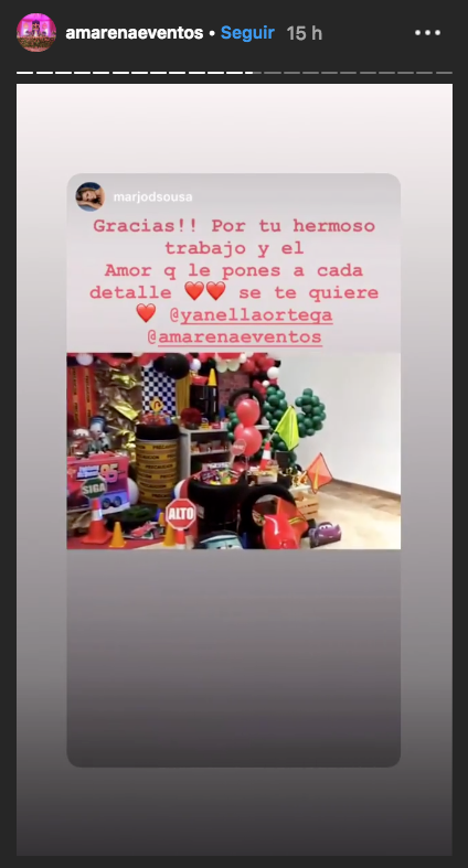 Así festejó Marjorie de Sousa el cumpleanos de su hijo Matías