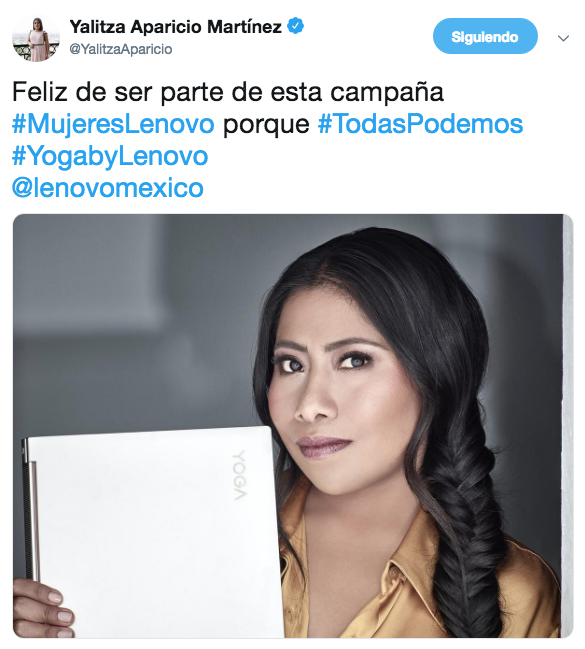 Foto de Yalitza Aparicio genera controversia