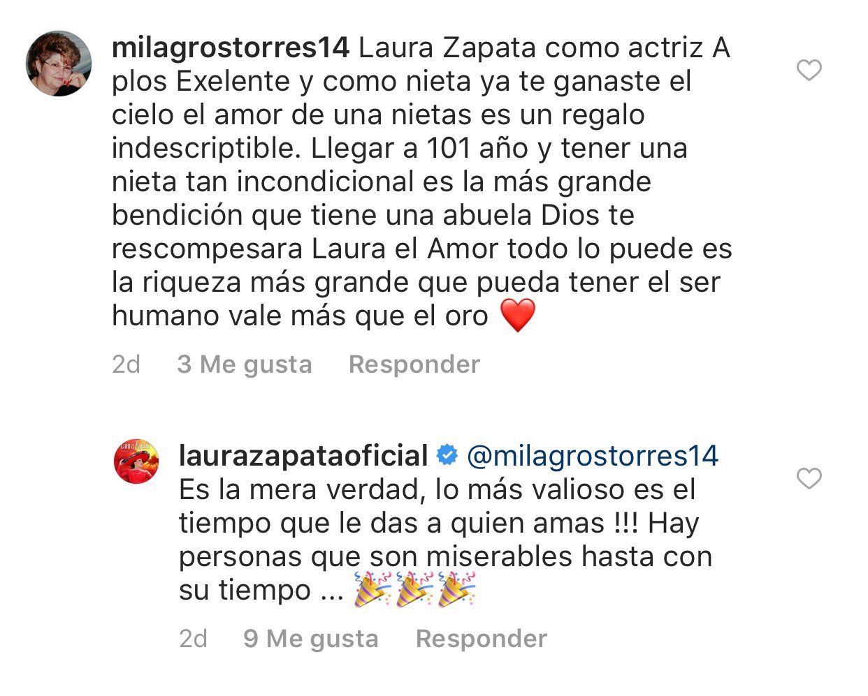 Thalia y Laura Zapata festejan el cumpleaños de su abuelita Eva Mange