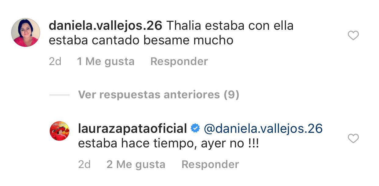 Thalia y Laura Zapata festejan el cumpleaños de su abuelita Eva Mange