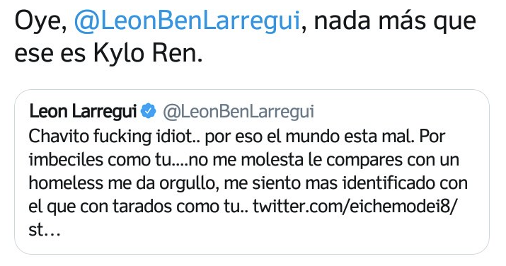 León Larregui cierra Twitter porque le dijeron "vagabundo"