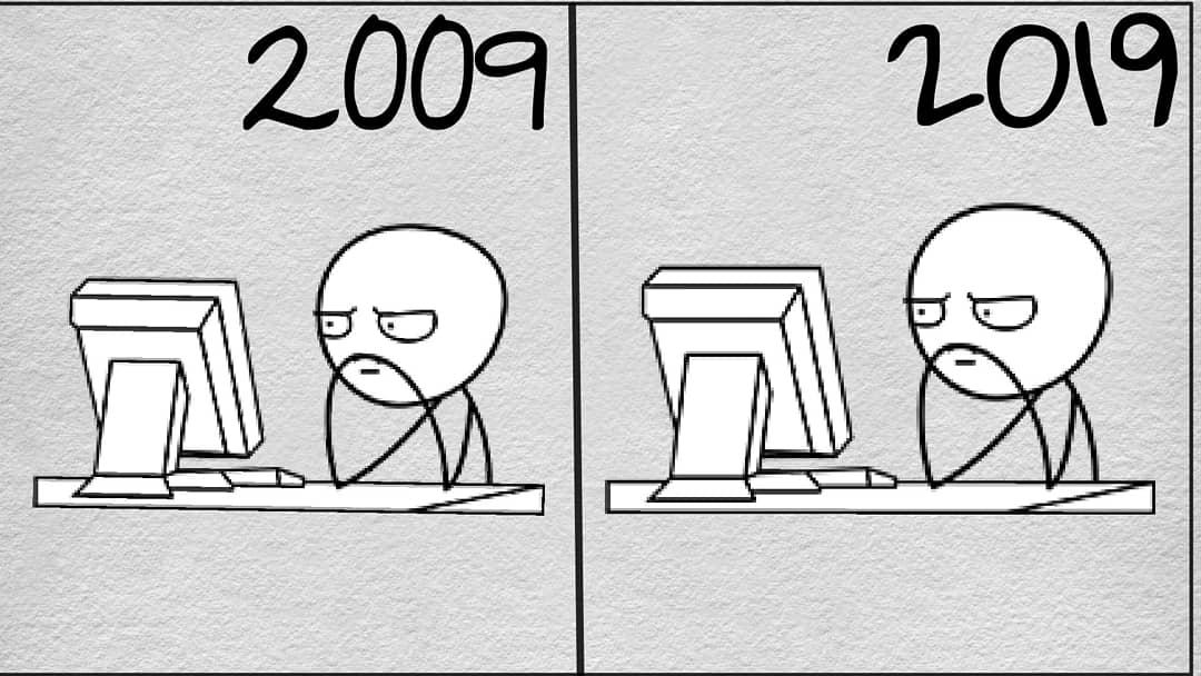 Mejores memes 10 year challenge