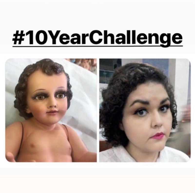 Mejores memes 10 year challenge