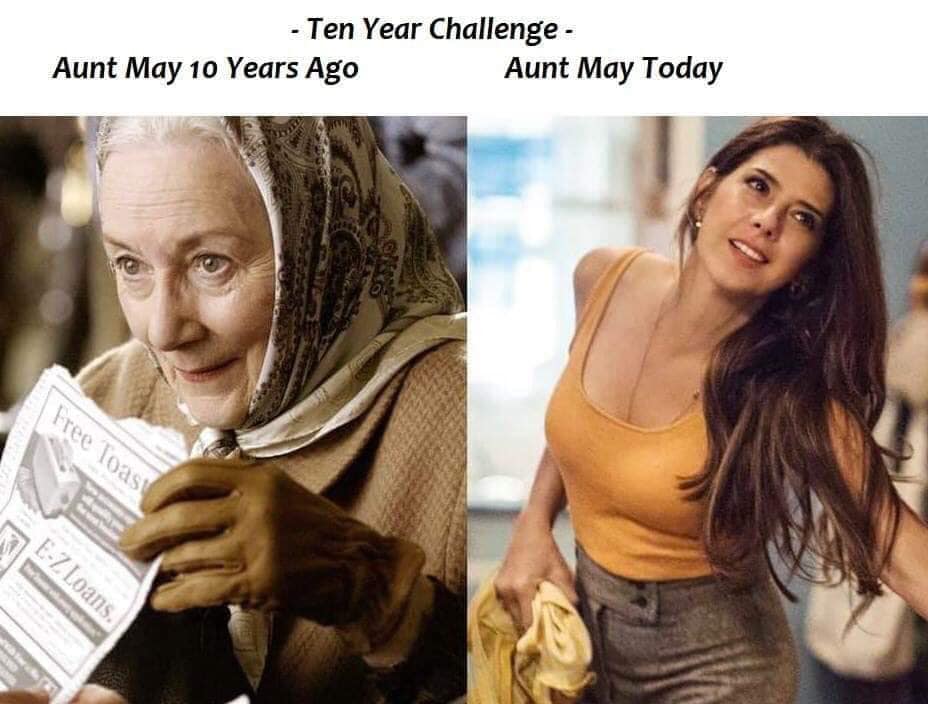 Mejores memes 10 year challenge