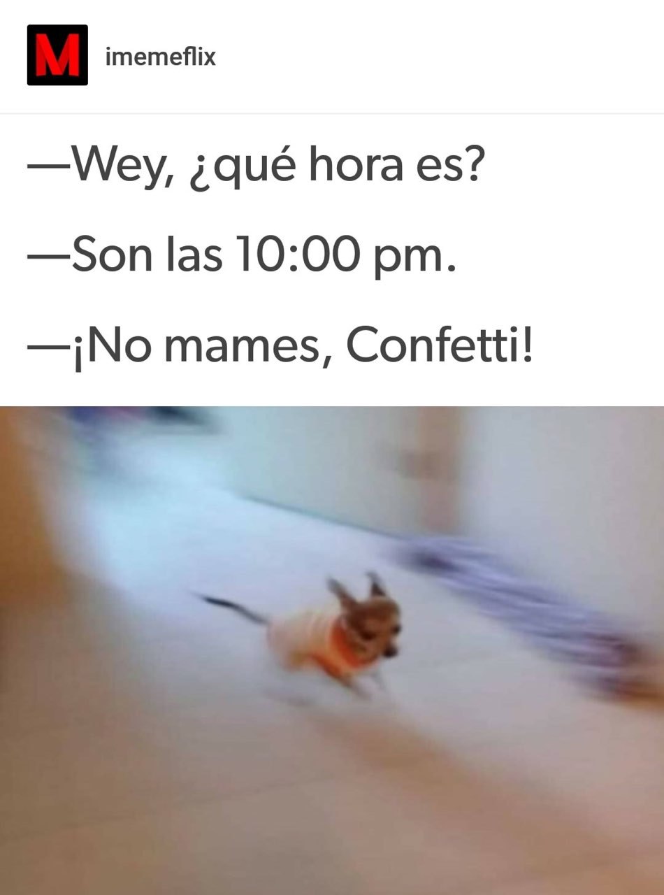 Memes de Confetti México