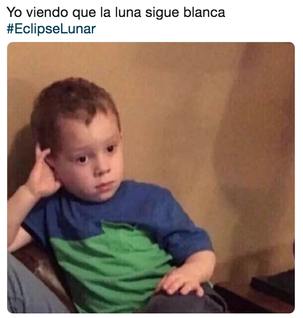 Memes del eclipse lunar del 20 de enero