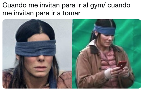 Memes del gimnasio en año nuevo