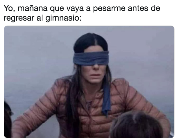 Memes del gimnasio en año nuevo