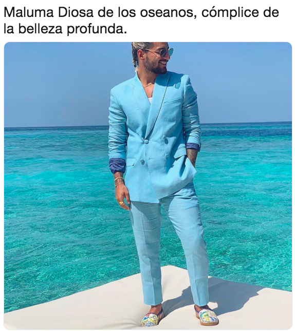 Memes de Maluma en el Mar