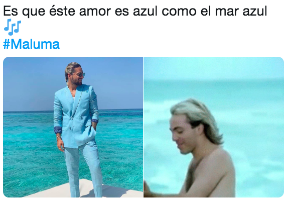 Memes de Maluma en el Mar