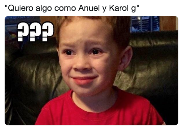 Memes del tatuaje de Anuel AA con Karol G