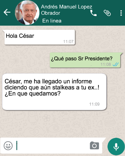 Memes del WhatsApp de AMLO