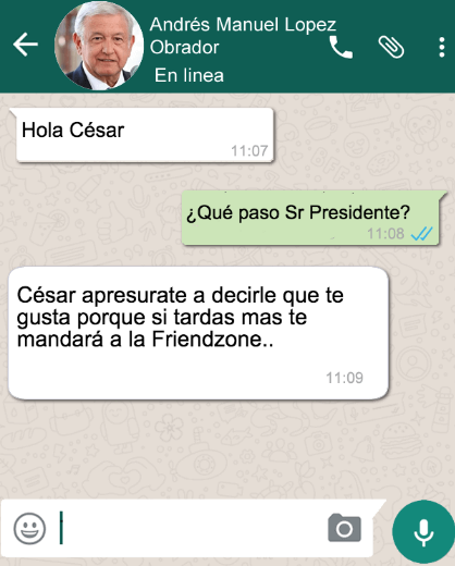Memes del WhatsApp de AMLO