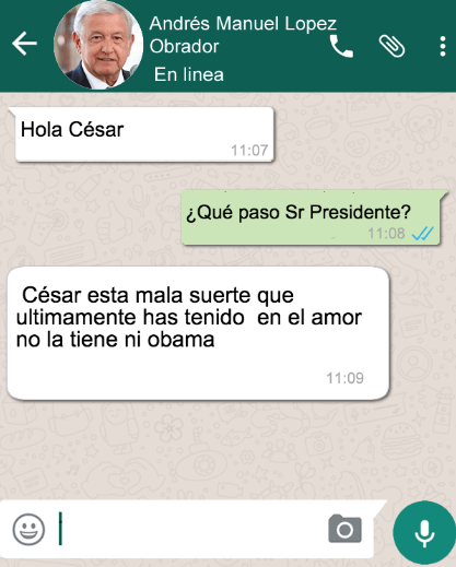 Memes del WhatsApp de AMLO